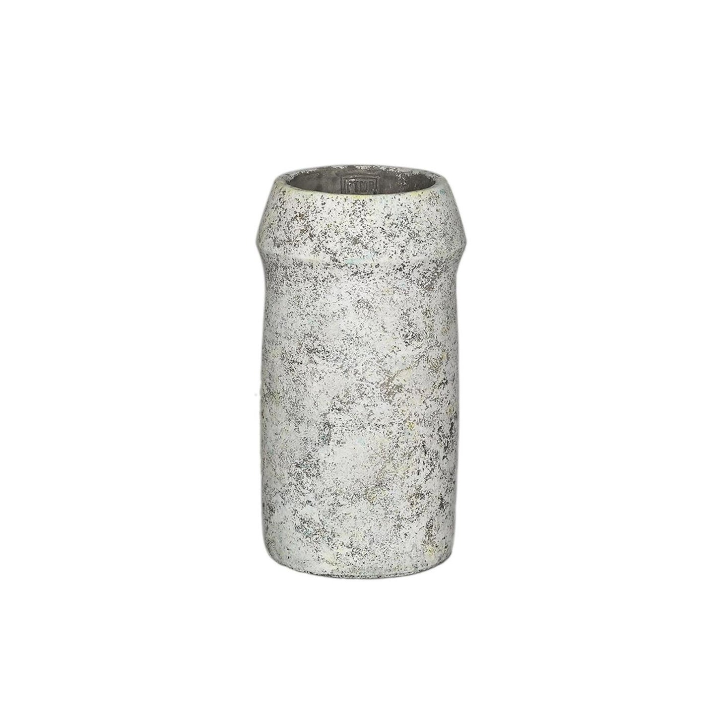 Ptmd pot de fleur nimma gris 16x16x30cm