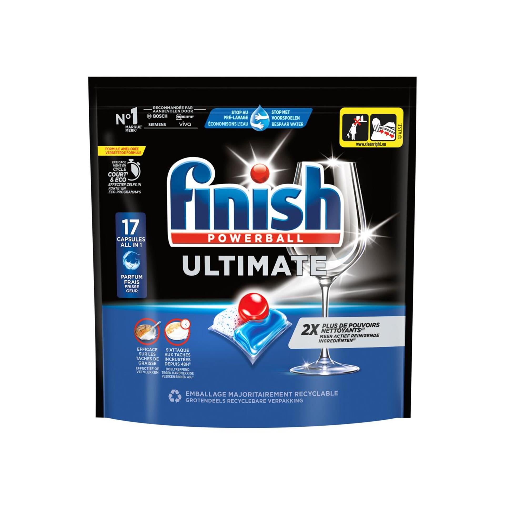 Tablettes pour lave-vaisselle Finish Ultimate 16pcs