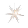 Lumineo Lumineo Christmas Star PVC FALLATION WHITE 6 LEDS à l'intérieur à l'extérieur de 60 cm