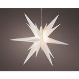 Lumineo Lumineo Christmas Star PVC FALLATION WHITE 6 LEDS à l'intérieur à l'extérieur de 60 cm - afbeelding 2
