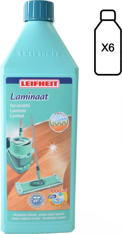 Nettoyant pour stratifiés Leifheit 6 x 1l