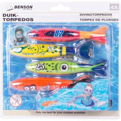 Benson torpilles jouets de plongée 4 pièces