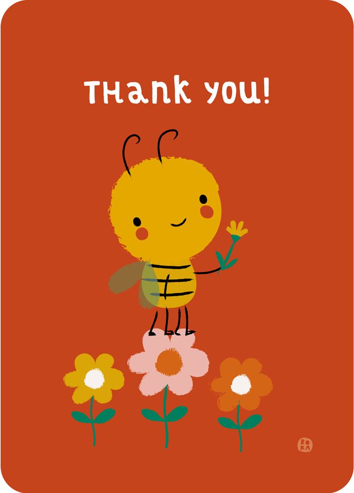 Merci Bora! pour carte postale (5 pcs.