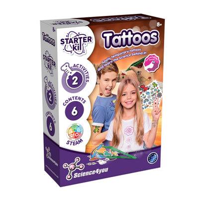 Science 4 You Tattoo Starter Set pour les tatouages ​​temporaires