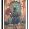 Grafix Diamond Painting Anton Pieck Man avec des roses 40x50cm