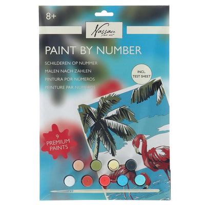 Nassau Nassau peinture par numéro Flamingo