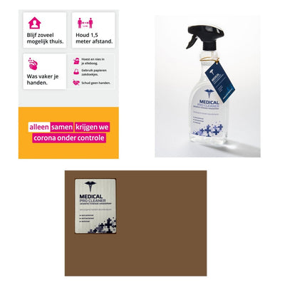 Medical Pro Cleaner Medical Cleaner Disinfecting Hand Spray 750 ml Box 10 pièces