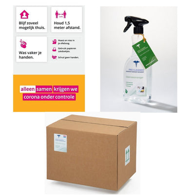 Cleaner Cleaner Cleaner Disinfecting Surface-Insureur 750 ml Box 10 pièces