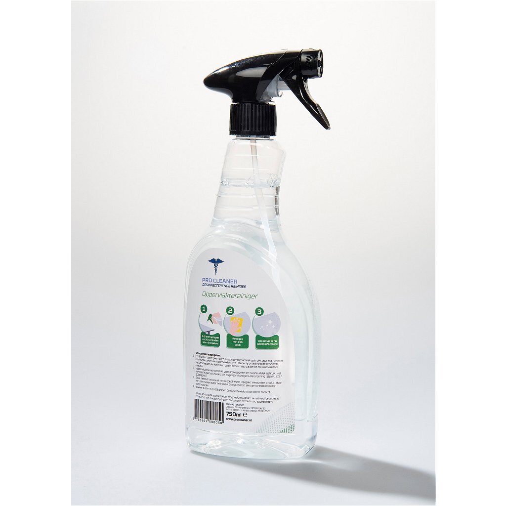 Cleaner Cleaner Cleaner Disinfecting Surface-Insureur 750 ml Box 10 pièces