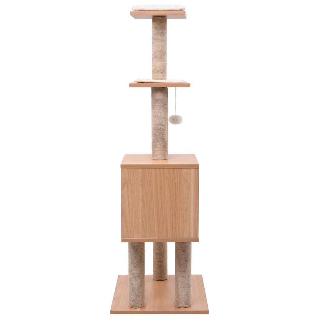 Vidaxl Cat Scratch Post avec Sisal Krabmat 123 cm