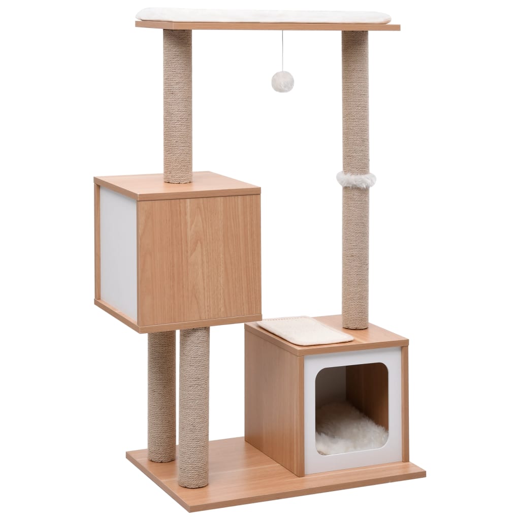 Vidaxl Cat Stracing Post avec Sisal Crab Mat 104 cm