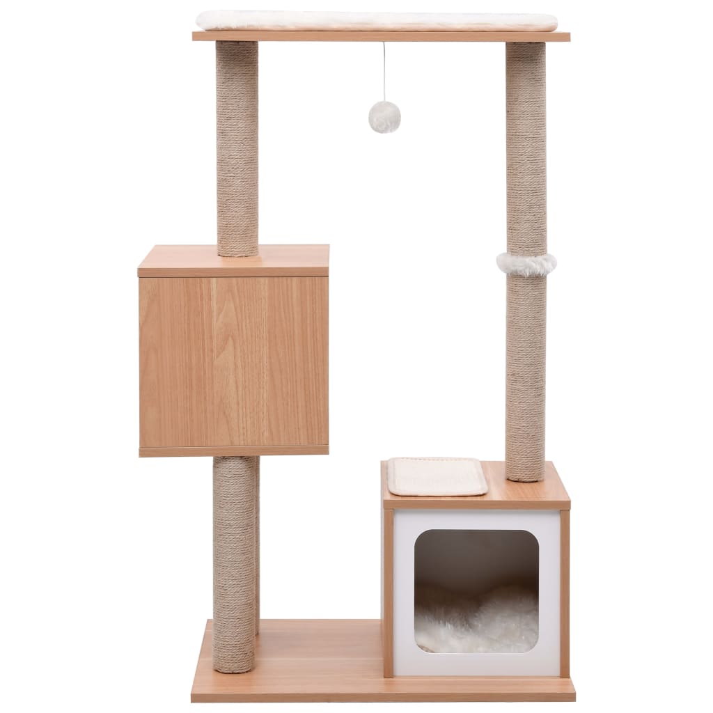 Vidaxl Cat Stracing Post avec Sisal Crab Mat 104 cm