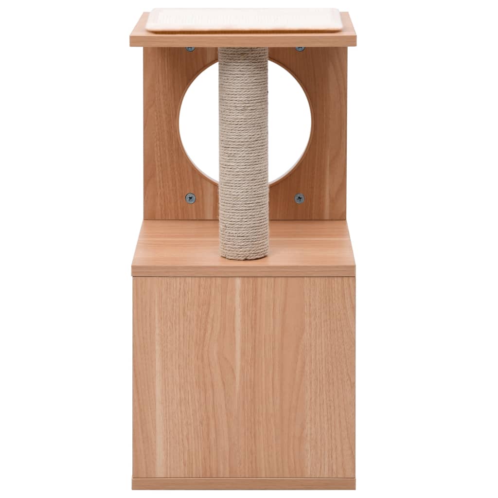 Arbre à chat Vidaxl avec tapis à gratter en sisal 60 cm