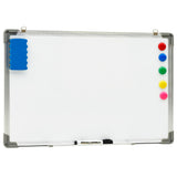Vidaxl Whiteboard magnétique 60x40 cm en acier blanc - afbeelding 2