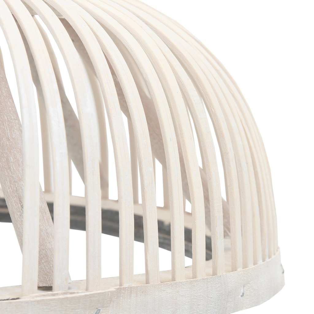 Vidaxx lampe suspendue semi-circulaire 40 w e27 34x14,5 cm bambou