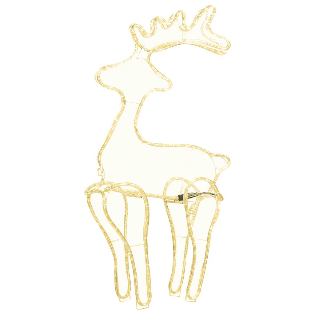 Vidaxl Christmas Decorations Reindeer avec Mesh 306 LEDS 60X24X89 CM
