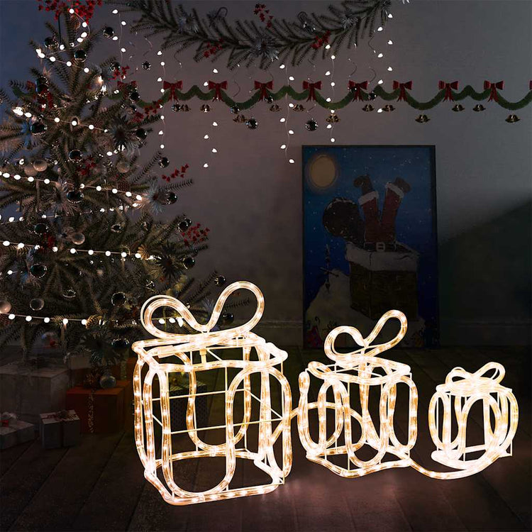 Éclairage de Noël Vidaxl pour coffres-cadeaux intérieurs et extérieurs 180 LED