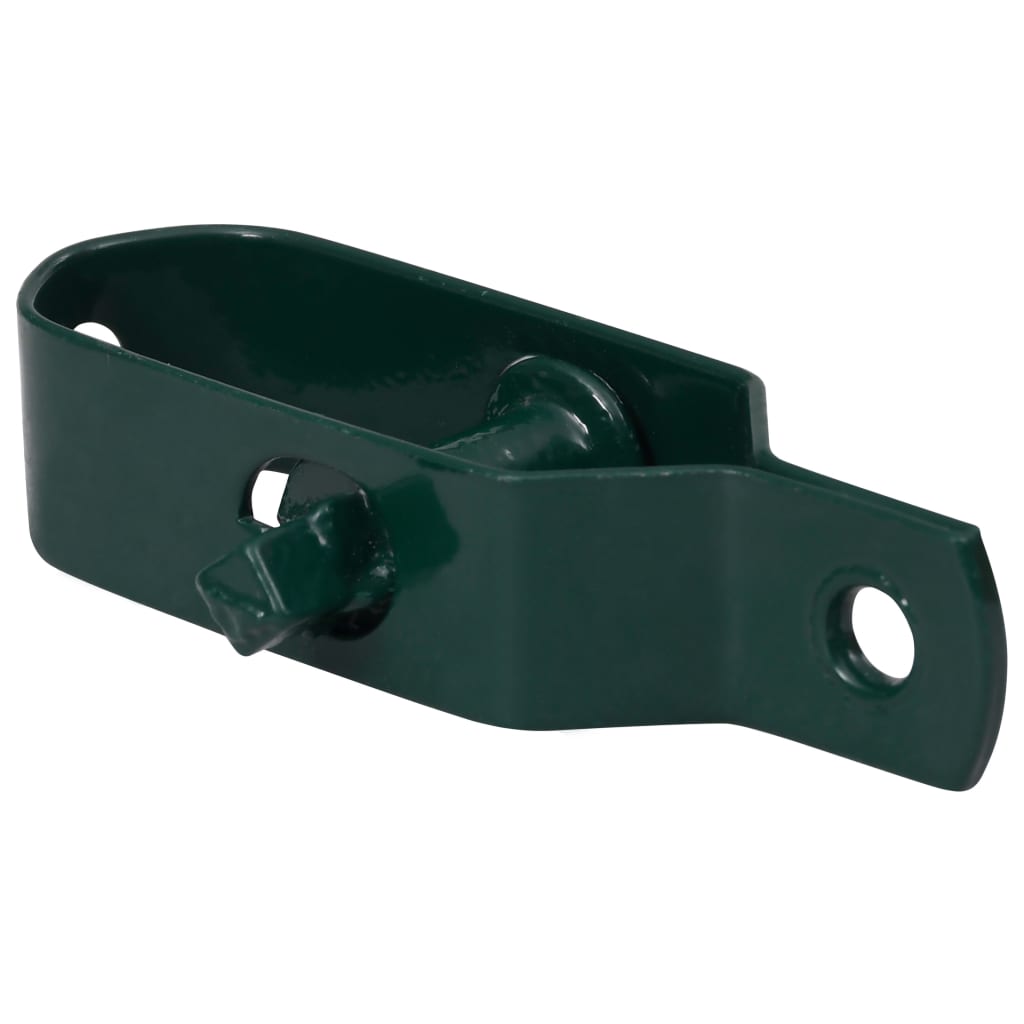 Tendeurs de fil vidaxl 50 pc 100 mm en acier vert