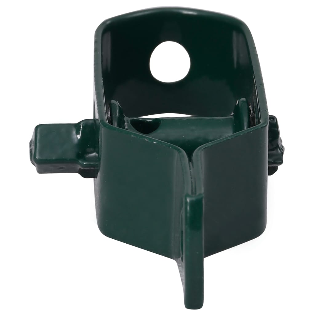 Tendeurs de fil vidaxl 50 pc 100 mm en acier vert
