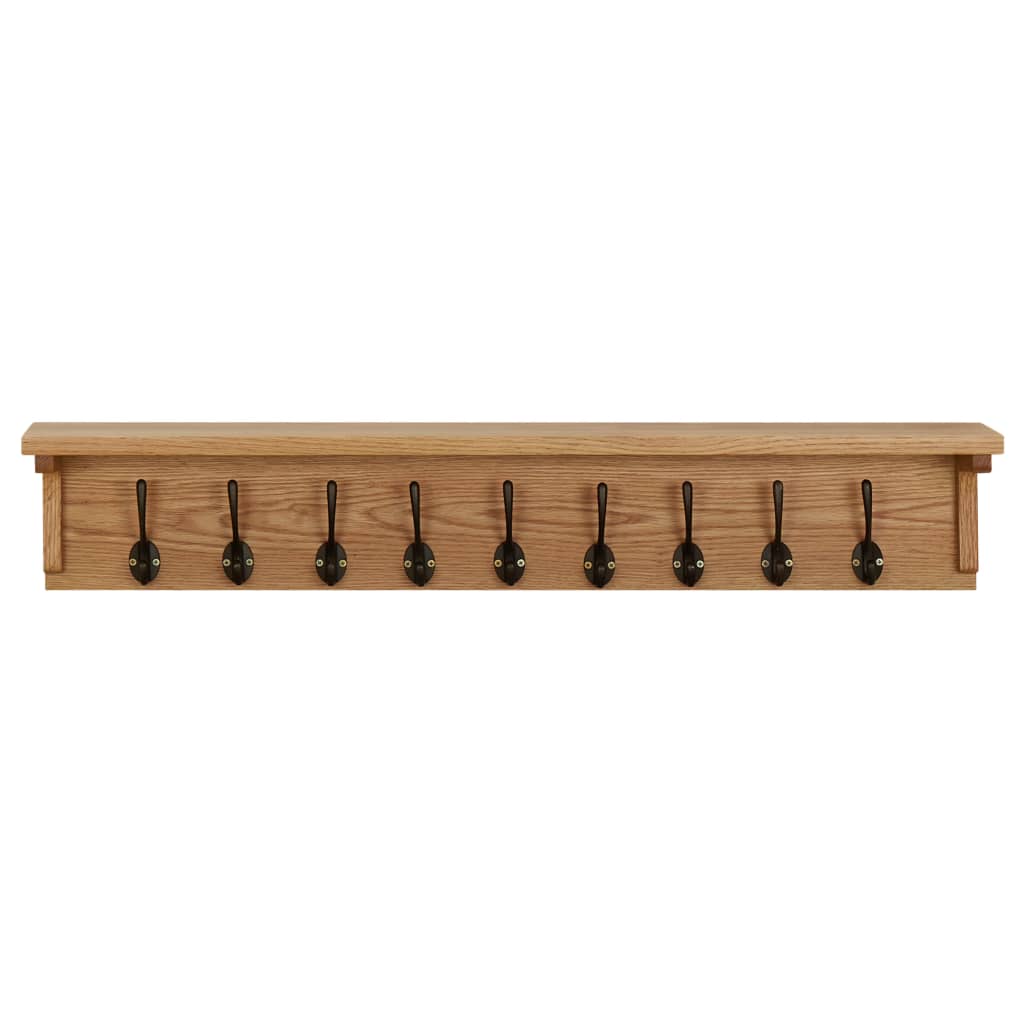 Rack de couche Vidaxl 90x16x16 cm Chêne solide