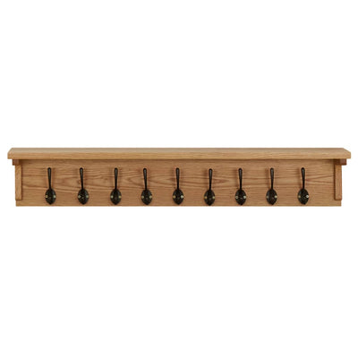 Rack de couche Vidaxl 90x16x16 cm Chêne solide