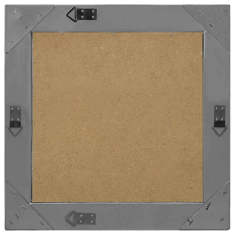 Miroir mural Vidaxl Style baroque 50x50 cm noir
