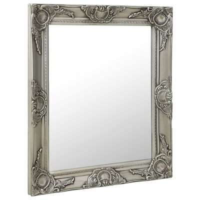 Miroir mural Vidaxl Style baroque 50x60 cm Couleurs en argent