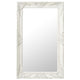 Miroir mural Vidaxl Style baroque 50x80 cm blanc