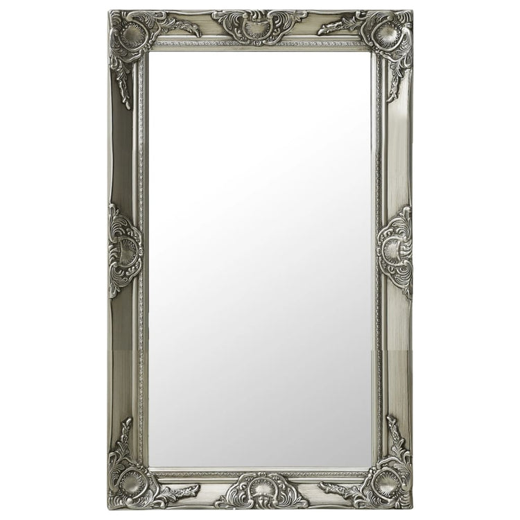 Vidaxl Miroir Miroir Baroque Style 50x80 cm Colore en argent