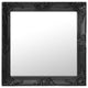 Miroir mural Vidaxl Style baroque 60x60 cm noir