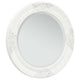 Miroir mural vidaxl style baroque 50 cm blanc