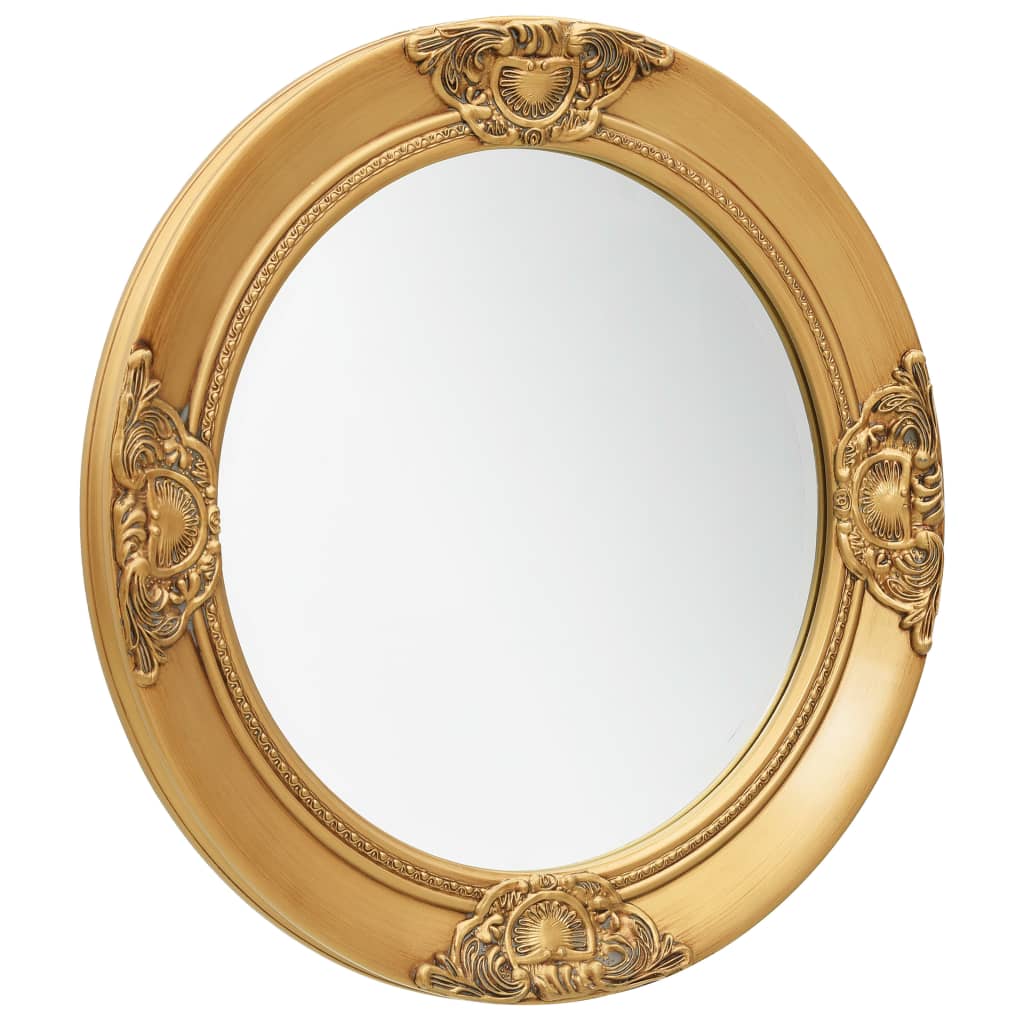 Vidaxl Miroir Miroir Baroque Style 50 cm Gold coloré