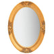 Miroir mural vidaxl Style baroque 50x70 cm coloré en or