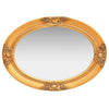Miroir mural vidaxl Style baroque 50x70 cm coloré en or