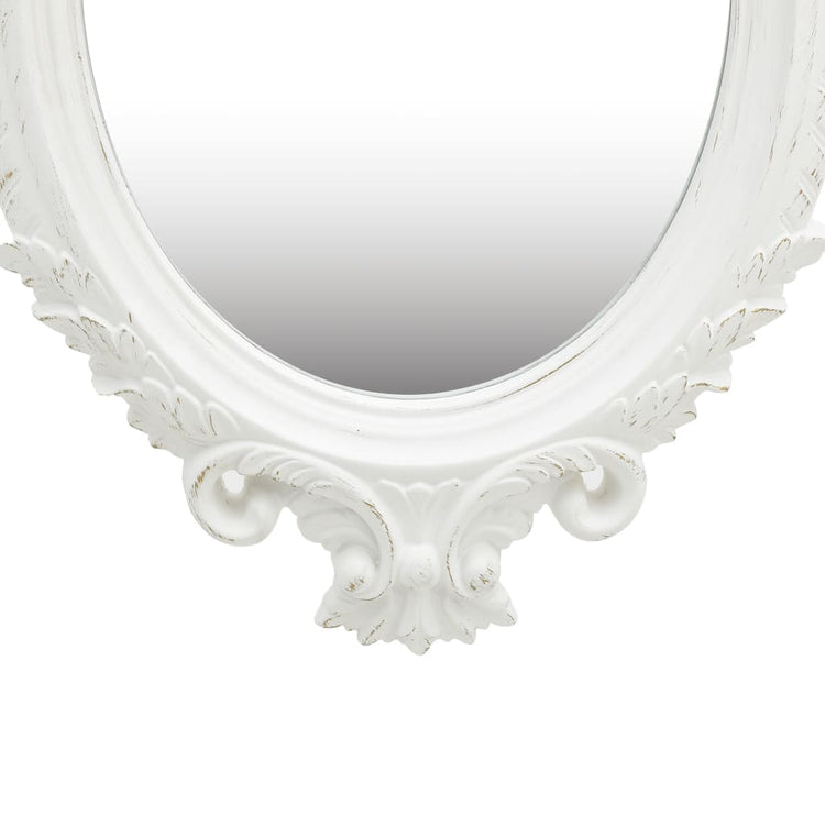 Vidaxl Wall Mirror Castle Style 56x76 cm blanc
