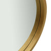 Miroir mural vidaxl avec pneu 50 cm de couleur or