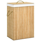 Panier à linge Vidaxl avec 2 compartiments 72 L BAMBO - afbeelding 1