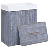 Panier à laverie Vidaxl avec 2 compartiments 100 L BAMBO GARY - afbeelding 3