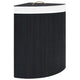 Vidaxl hoekwasmand 60 l Bamboo noir