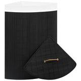 Vidaxl hoekwasmand 60 l Bamboo noir - afbeelding 3