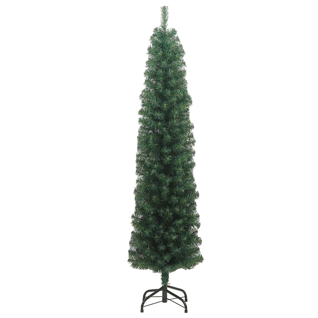 Vidaxl Kunstkerstboom avec un vert PVC standard de 180 cm étroit