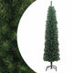Vidaxx sapin de Noël artificiel avec standard étroit 240 cm PVC vert