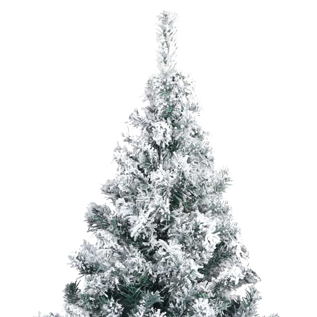 Vidaxl kunstkerstboom avec neige 180 cm vert