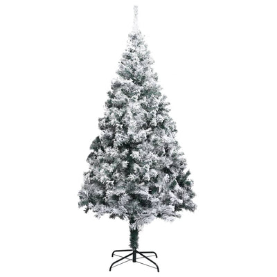 Vidaxl kunstkerstboom avec neige 240 cm vert