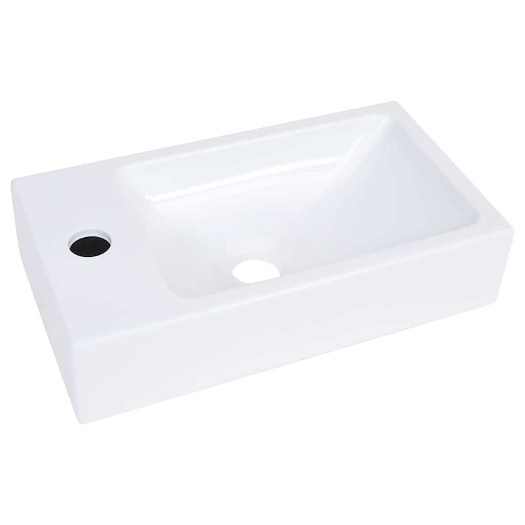 Vidaxl Washbasin 400x220x90 mm SMC blanc