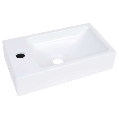 Vidaxl Washbasin 400x220x90 mm SMC blanc