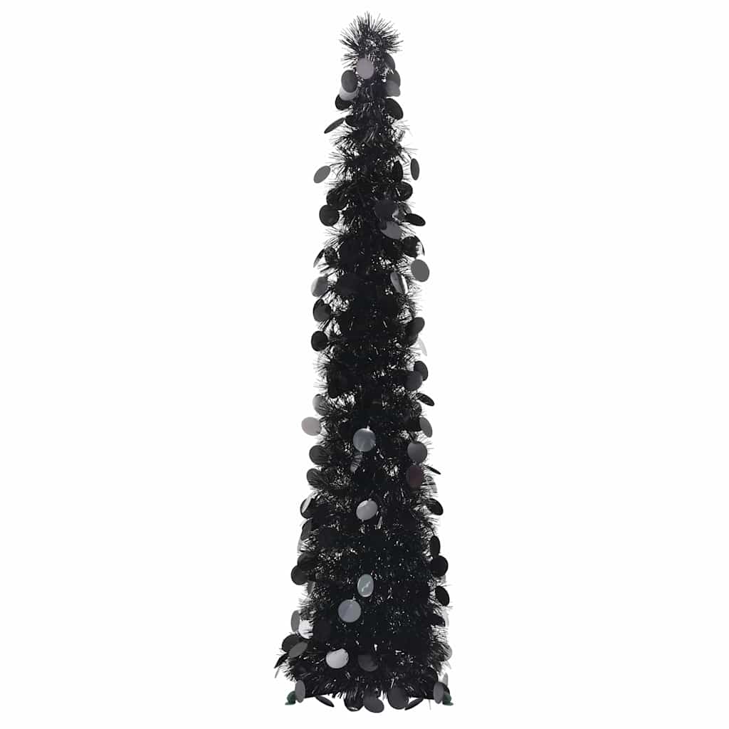 Vidaxl kunstkerstboom pop-up 120 cm pap noir