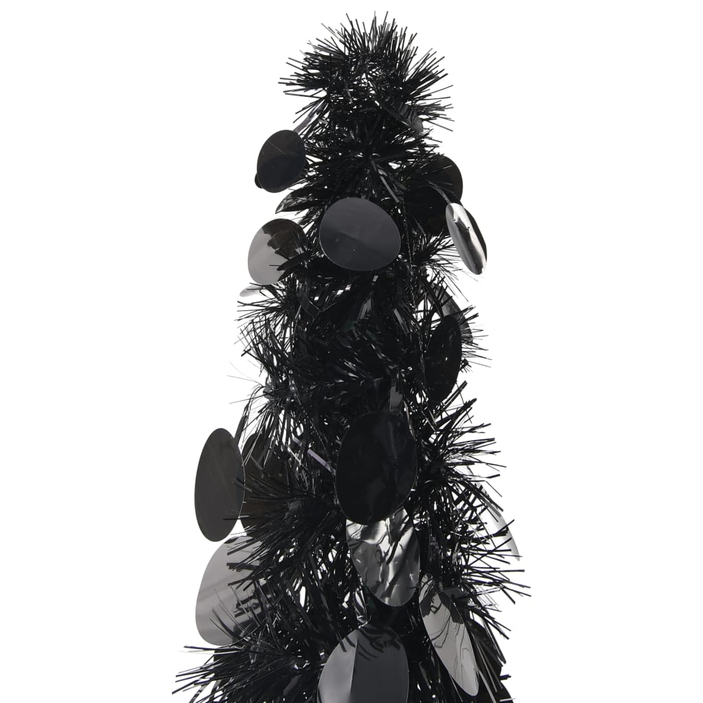 Vidaxl kunstkerstboom pop-up 180 cm pap noir