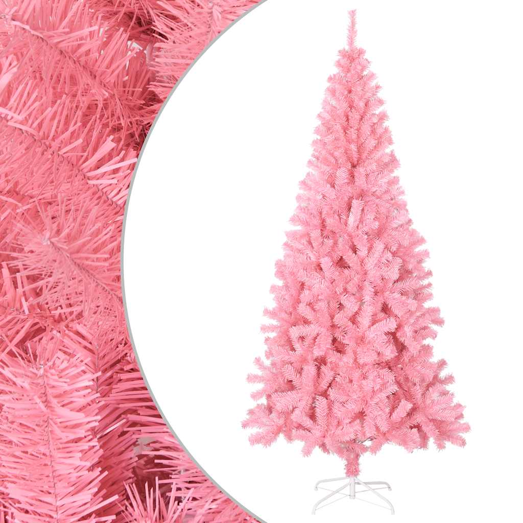 Vidaxl Kunstkerstboom avec un rose PVC de 180 cm standard