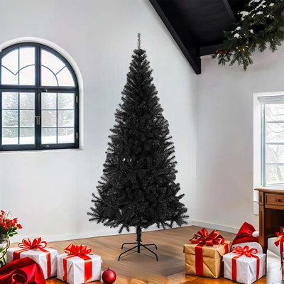 Vidaxl kunstkerstboom avec 180 cm standard noir